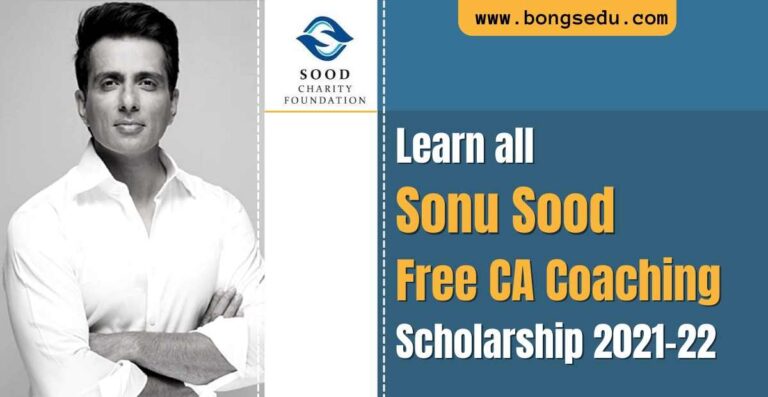 Sonu Sood Free CA Coaching Scholarship