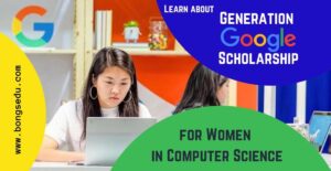 Generation Google Scholarship for Women in Computer